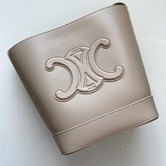 Celine Small Bucket Cuir Triomphe Bag - Picture 4 of 14